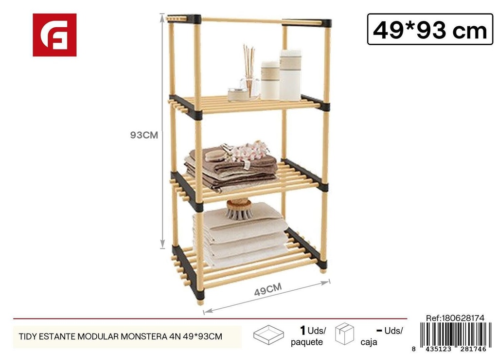 Estante modular Monstera 4N 49x93cm