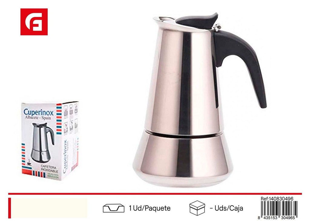 Cafetera inox 10 tazas para café