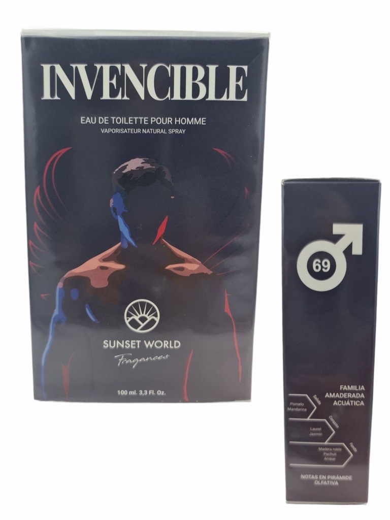 Perfume Invencible Men 100ml F.Mais para hombre