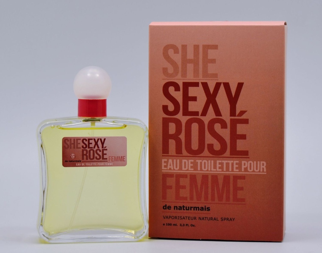 Perfume She Sexy Rose Women 100ml para mujeres