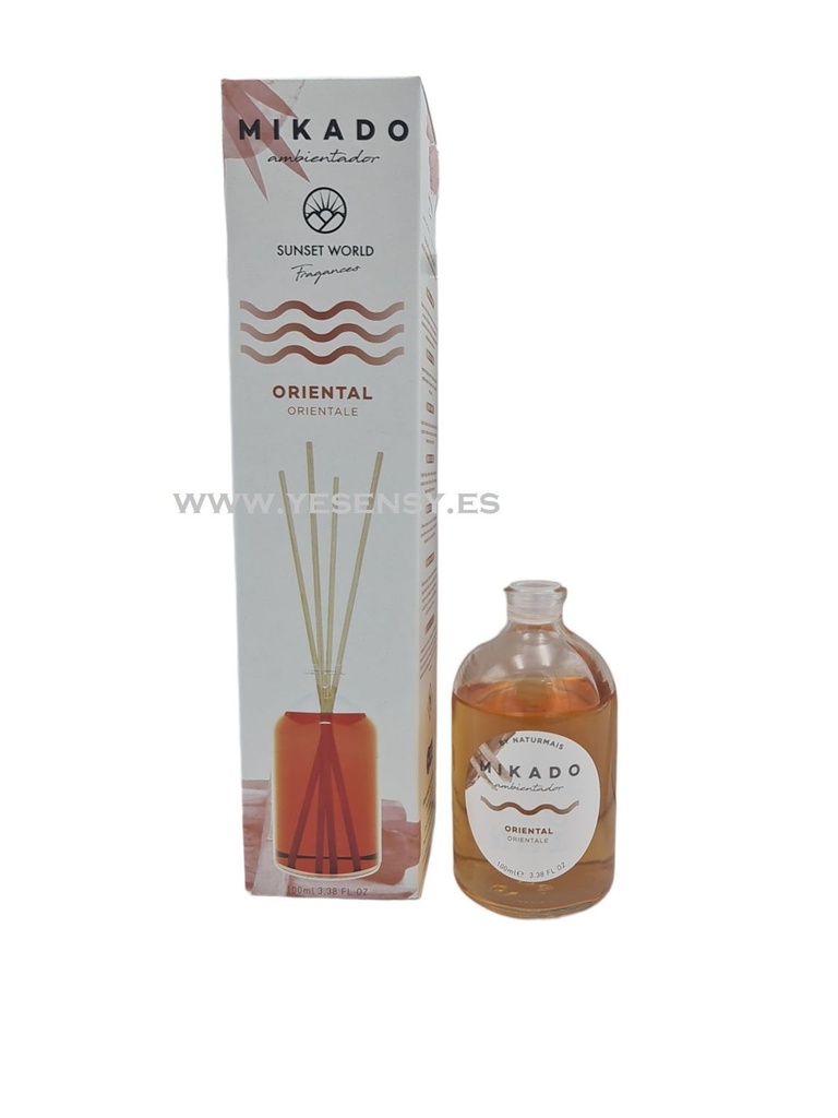 Sticks ambientador oriental 100ml para aromatización del hogar