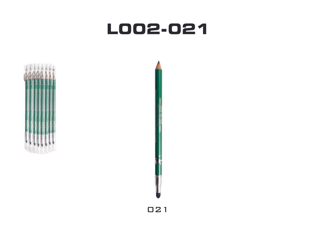 Lápiz de ojos verde (24/u) - Material de maquillaje