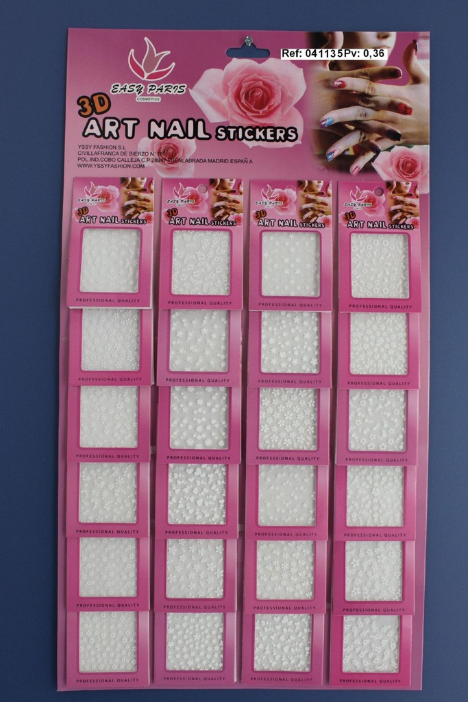 Pegatinas de uñas 24 u - Adhesivos decorativos para uñas