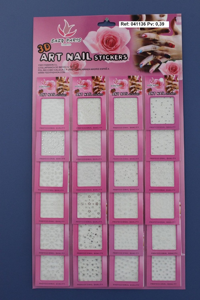 Pegatina para uñas (24 uds) - Decoraciones para uñas y belleza