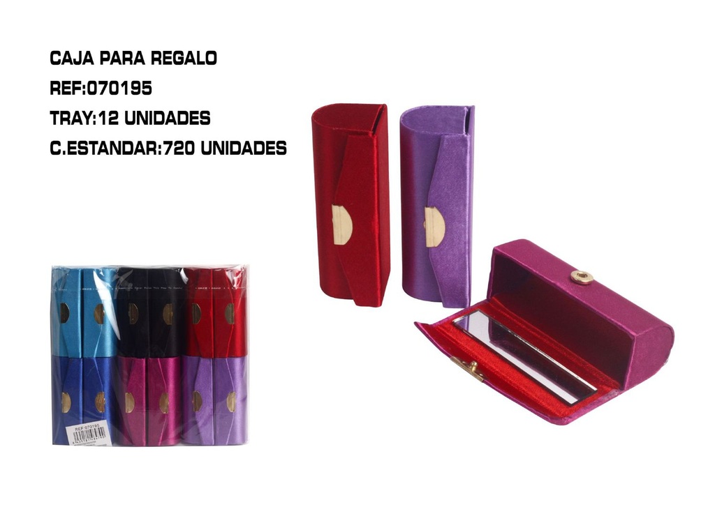 Caja para barra de labios 12/u para almacenamiento