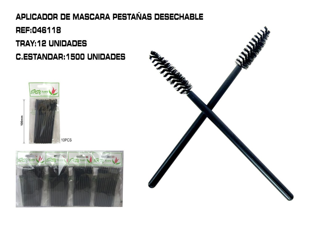Rizador de Pestañas Desechable 12/U - Rizador desechable para pestañas