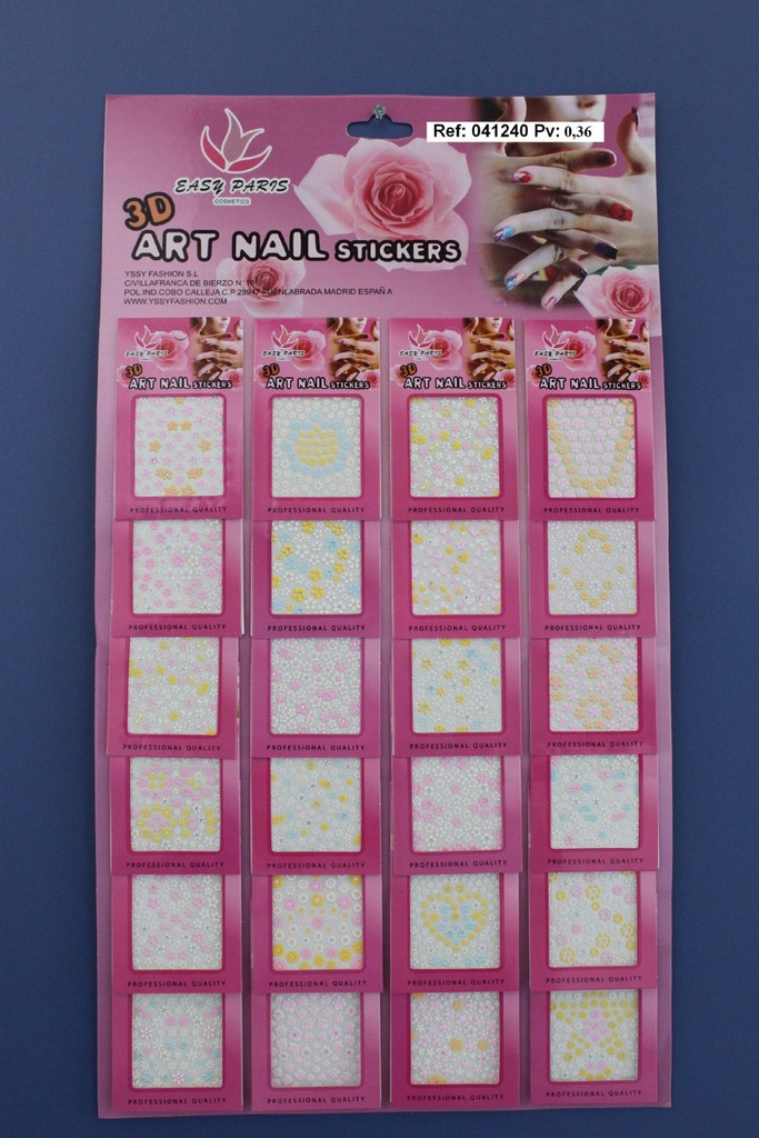 Pegatinas para uñas (24 uds) - Decoraciones para uñas y belleza