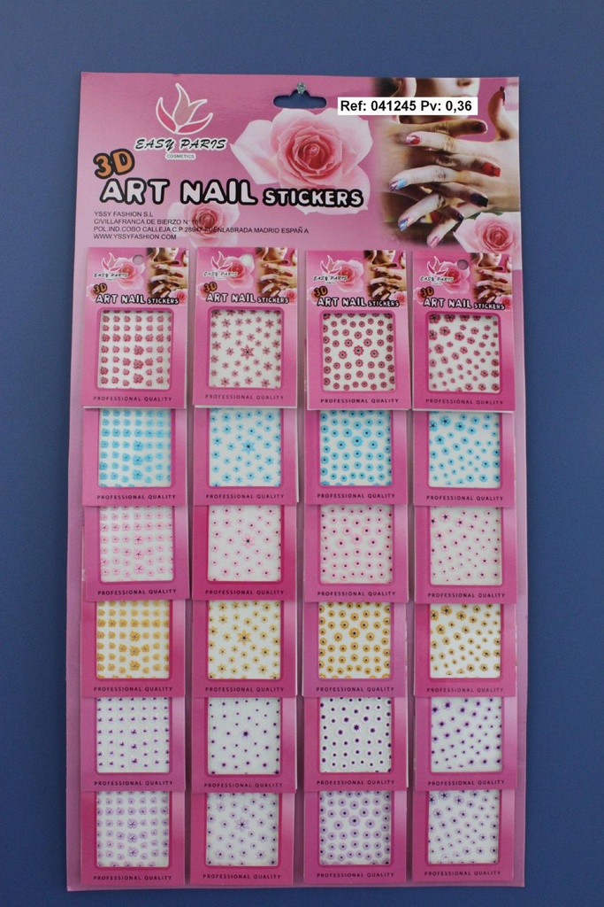 Pegatina de uñas 24 u - Adhesivos decorativos para uñas