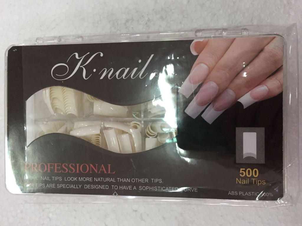 500 Tips blancos 100/pcs - Accesorios de uñas