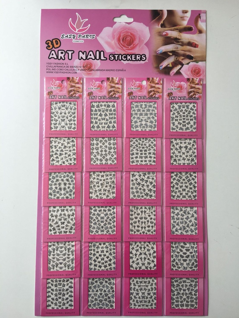 Pegatinas de uñas 24/u para decoración