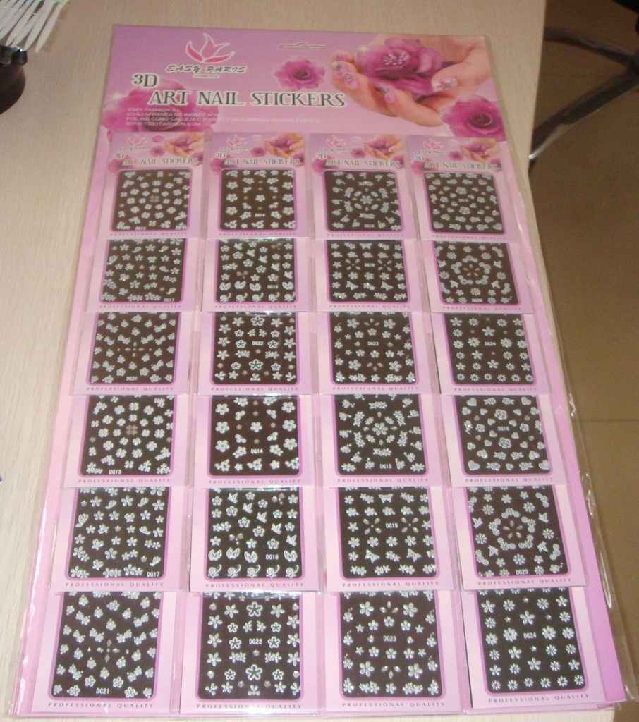 Pegatinas de uñas 24/u para decoración