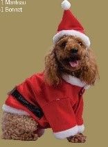 Ropa de Navidad para perro 2pcs 3 tamaños