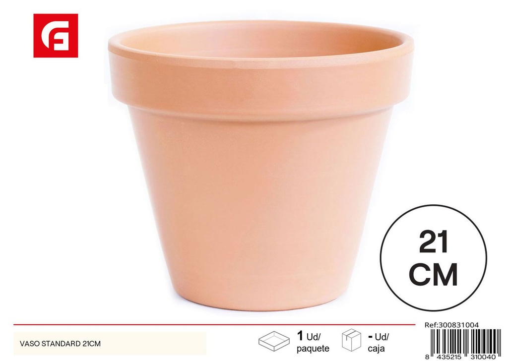 Maceta estándar 21cm para jardín