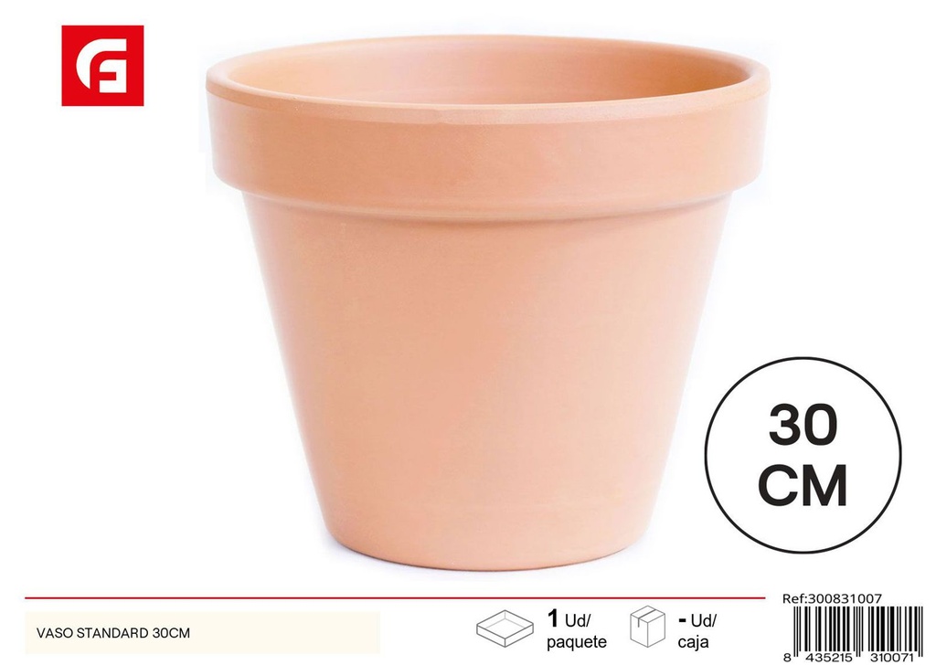 Vaso estándar 30cm - Jardín y decoración