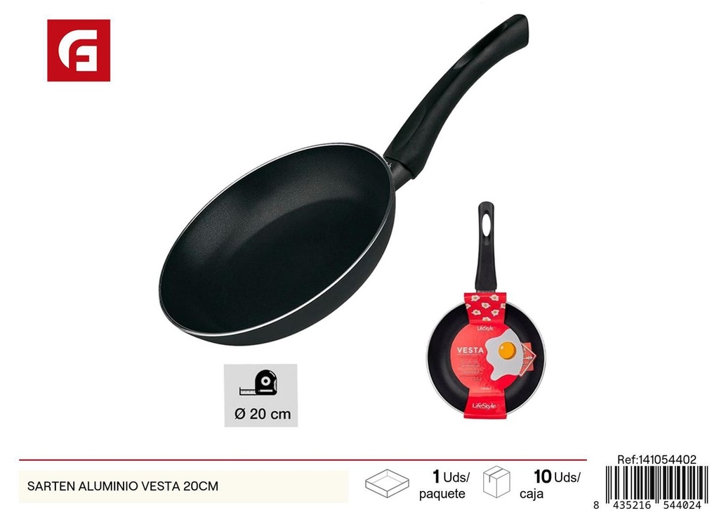 Sartén de aluminio Vesta 20cm - Utensilios de cocina