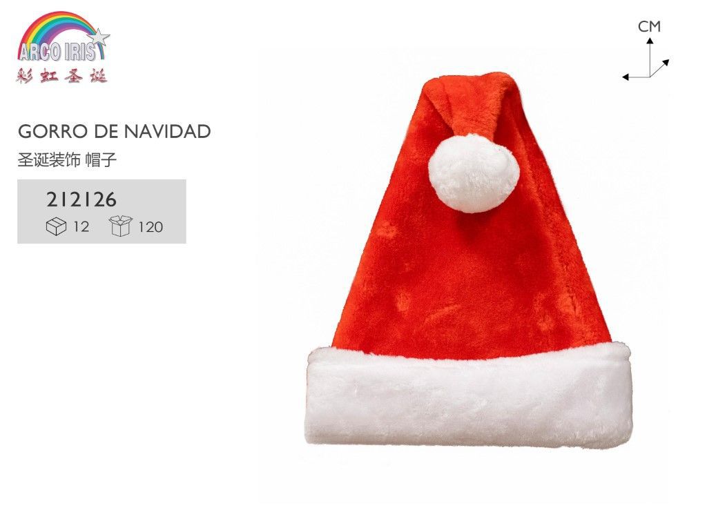 Gorro de Navidad (120) para fiestas navideñas