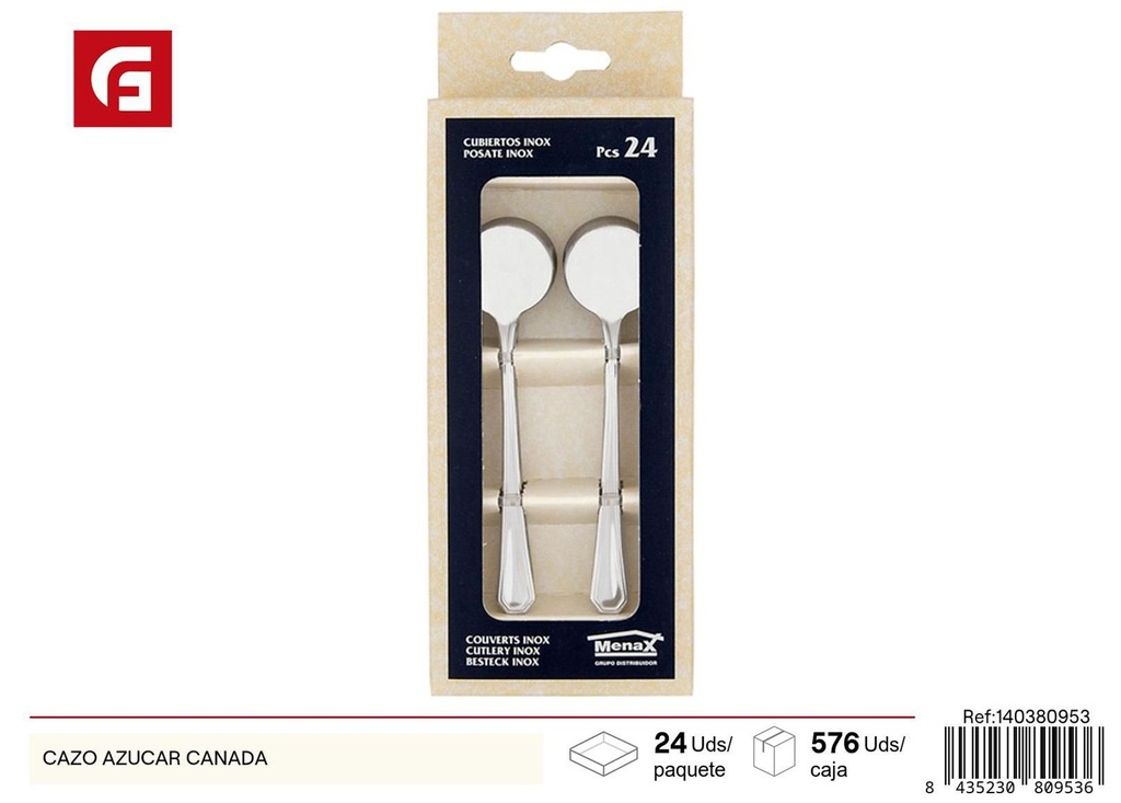 Cazo de azúcar Canadá para cocina