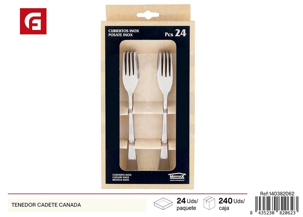 Tenedor cadete Canadá - Utensilios de cocina y cubiertos