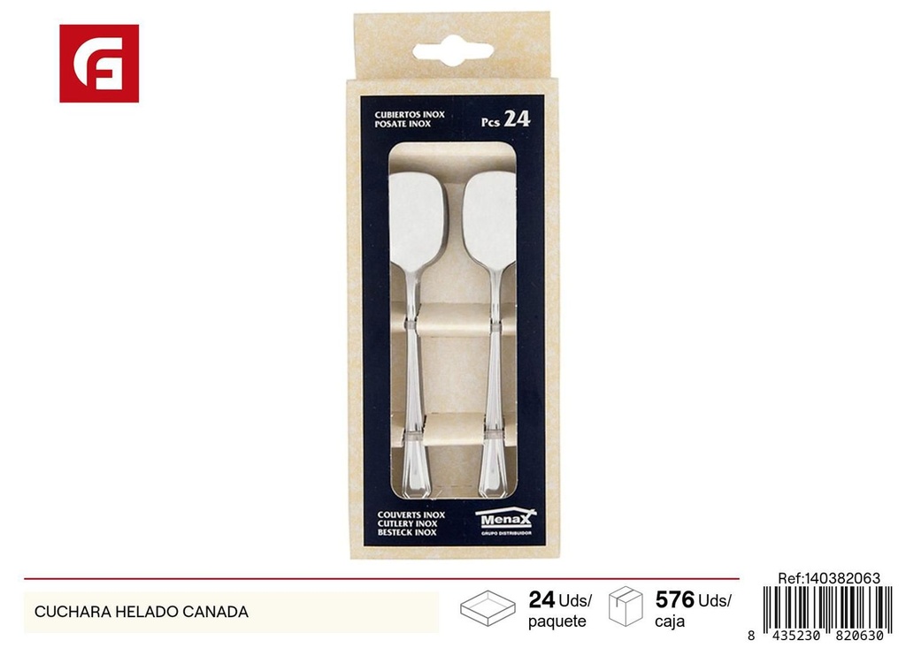 Cuchara para helado Canada para cocina