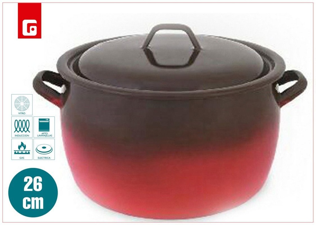 Olla a fuego 26 cm - Utensilios de cocina y ollas