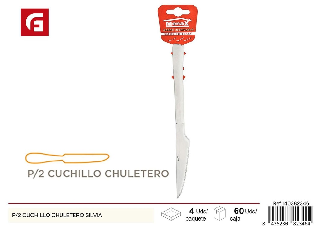 Cuchillo chuletero Silvia para carnes