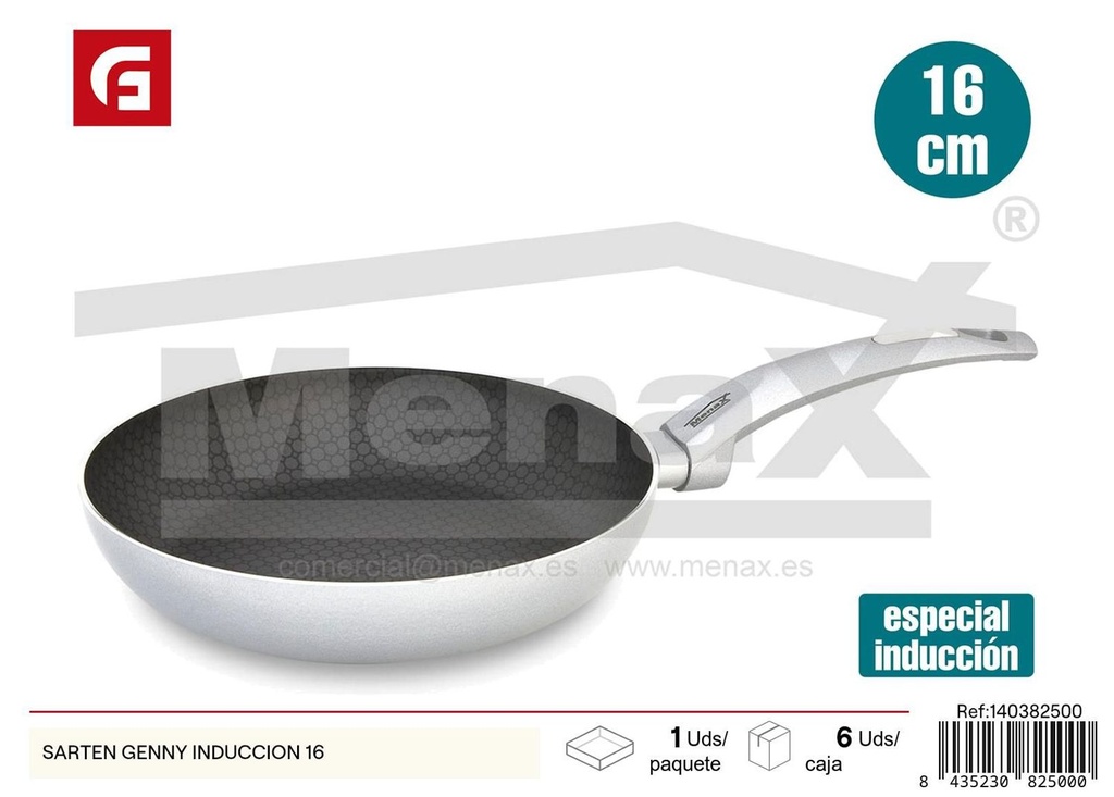 Sartén Genny inducción 16cm para cocina