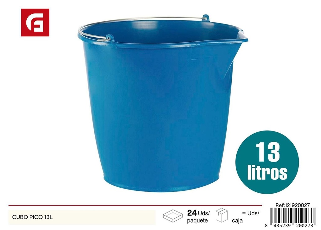 Cubo pico de 13L - Accesorios de hogar