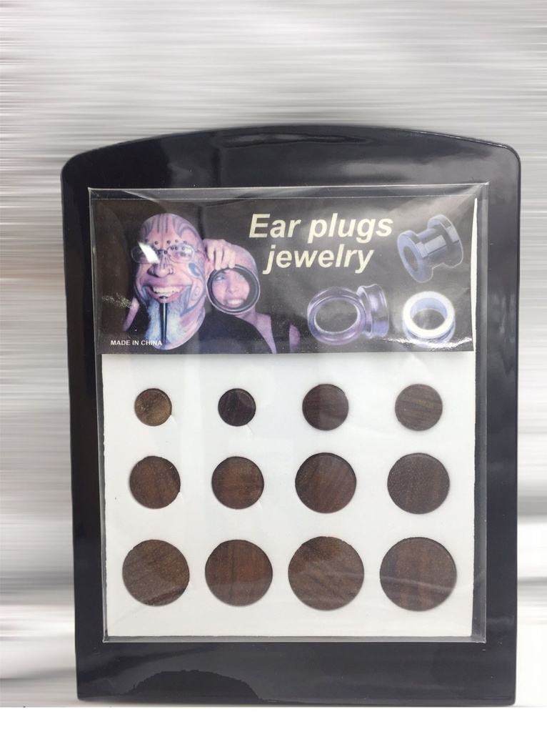 Dilatación de madera (12 unidades) - Accesorios de joyería