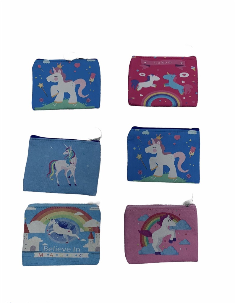 Monedero unicornio para niñas y adolescentes