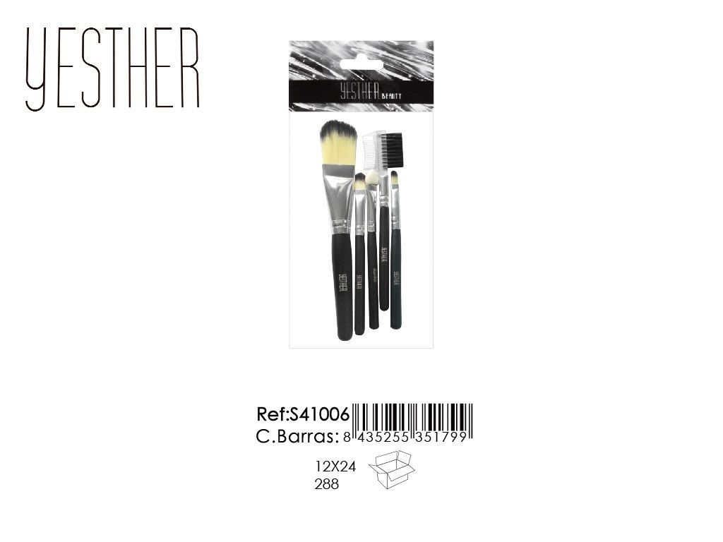Set brochas maquillaje 12/U - Accesorios de belleza