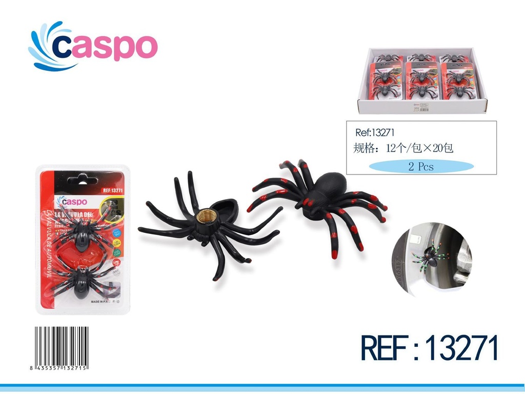 Válvula para automóvil en forma de araña 2pcs