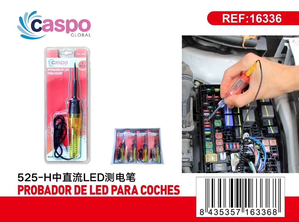 Probador de LED para coches 525-HLED