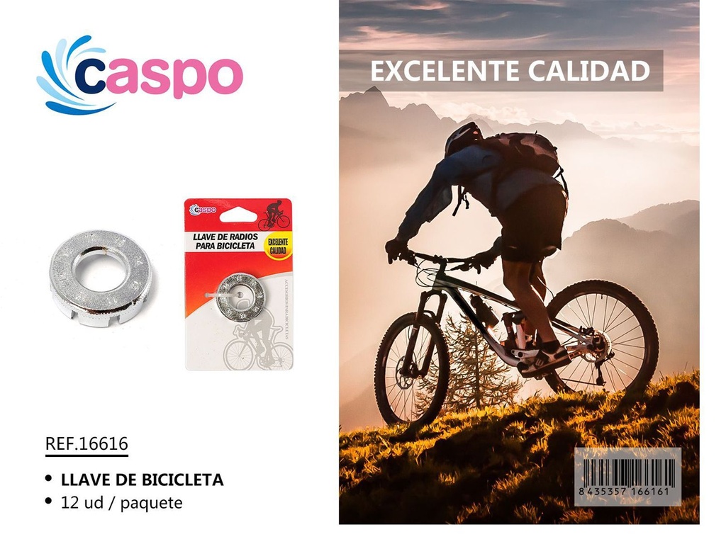 Llave de bicicleta con cadena