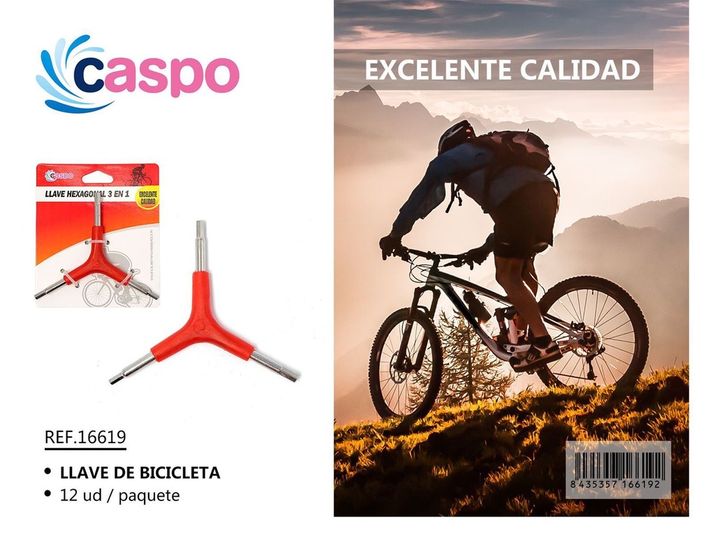 Llave de bicicleta para reparaciones