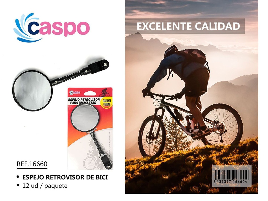 Espejo retrovisor para bicicleta accesorio