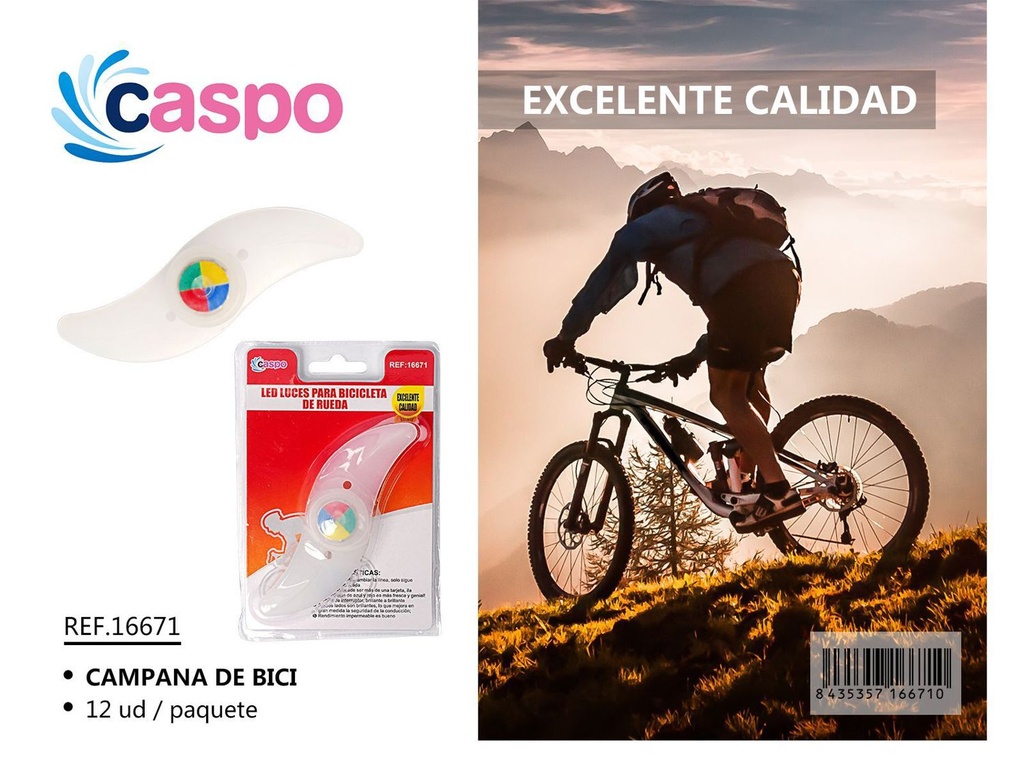 Campana para bicicleta para señalización