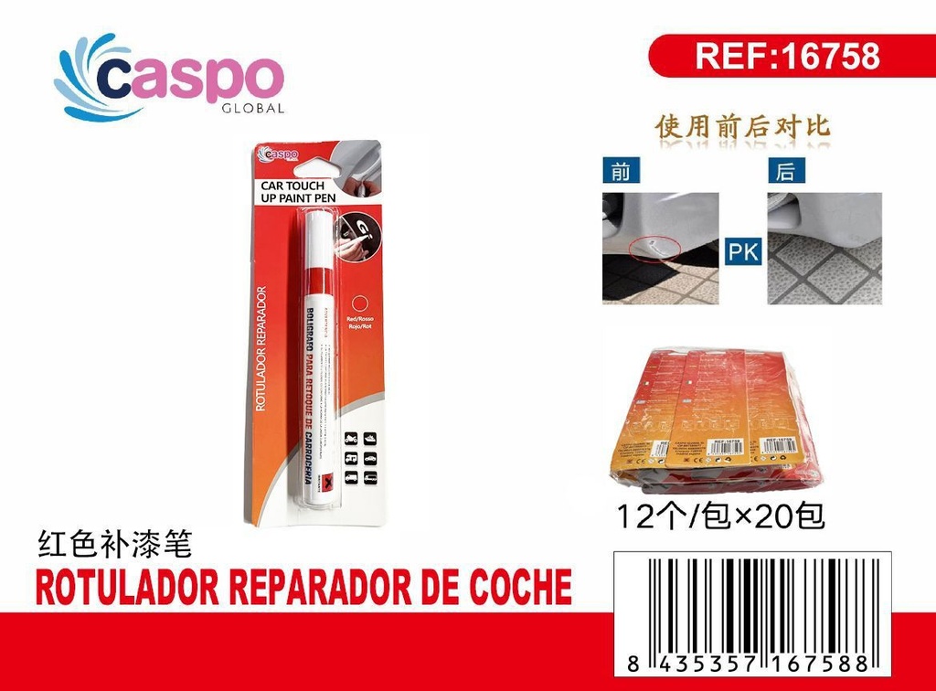 Rotulador reparador de coche