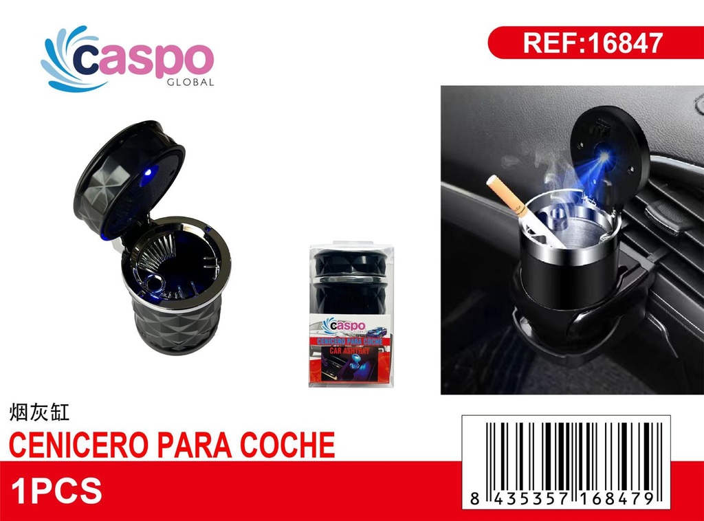 Cenicero para coche portátil