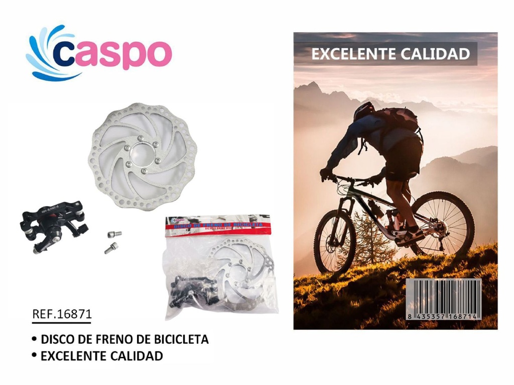 Disco de freno de bicicleta set completo para ciclismo