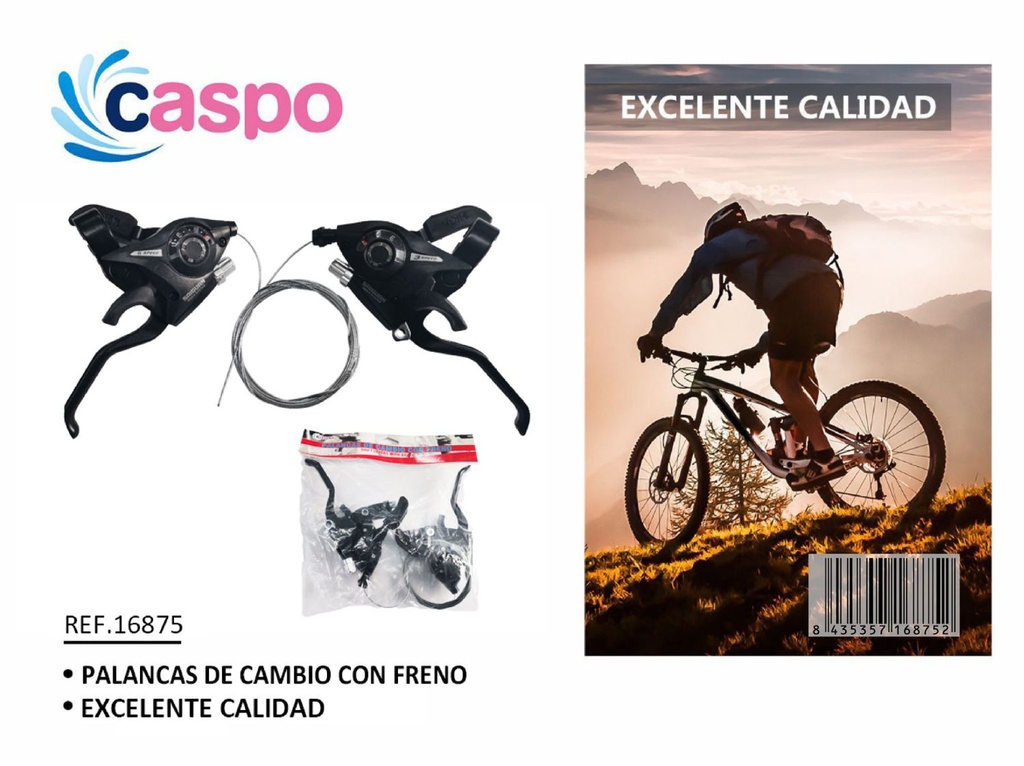 Palancas de cambio con freno para bicicleta