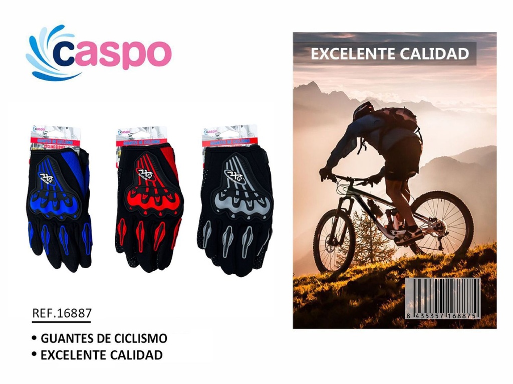 Guantes para bicicleta talla única para ciclismo