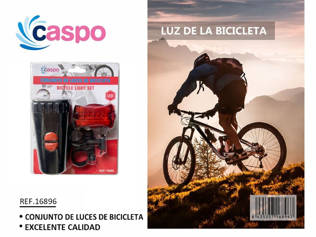 Luz para bicicleta para seguridad nocturna