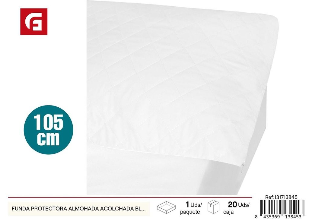 Funda protectora acolchada para almohada cama 105cm para hogar