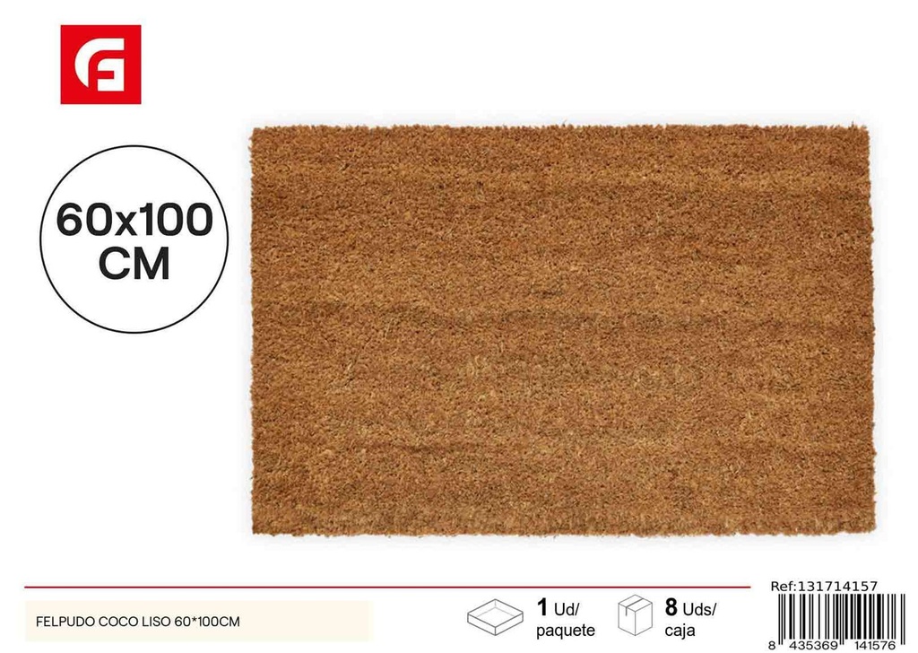 Felpudo coco liso 60*100cm - Decoración de entrada
