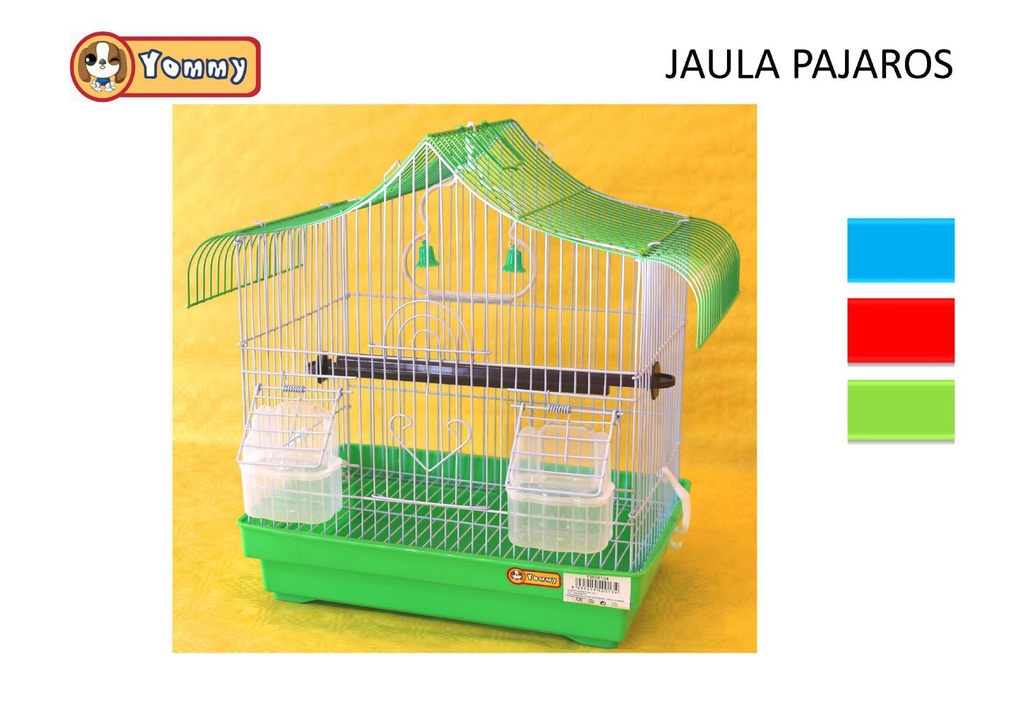 Jaula de pájaros 40x26x37.5cm para mascotas