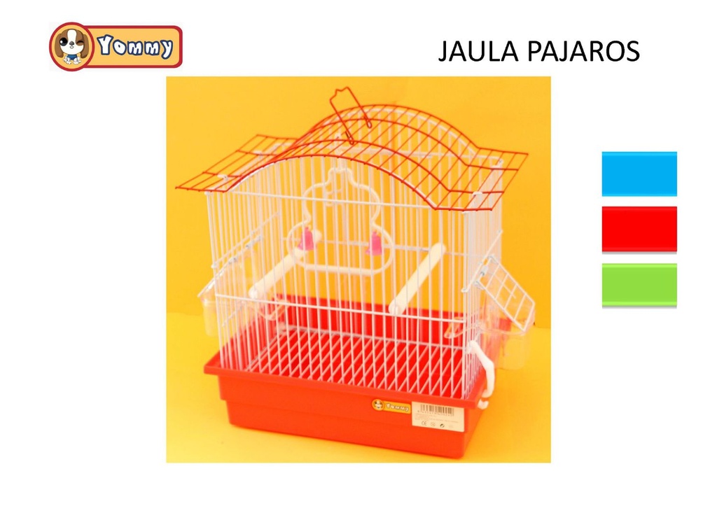 Jaula de pájaros 34x19.7x30cm para mascotas