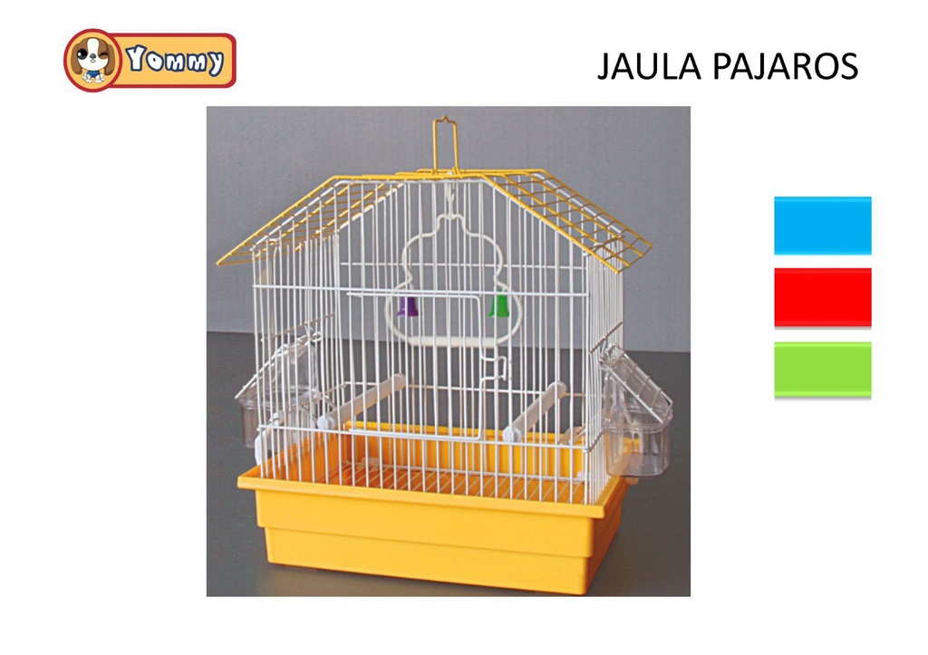 Jaula de pájaros 34x19.7x30.3cm para mascotas