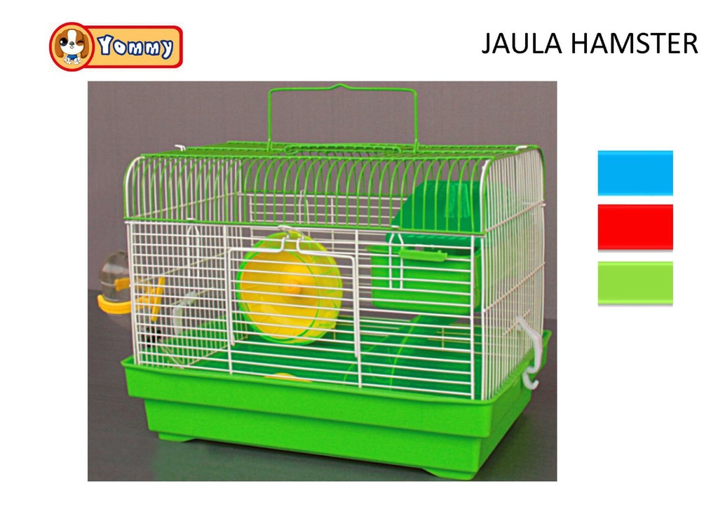 Jaula para hámsters 33.5x23.5x24.5cm para mascotas