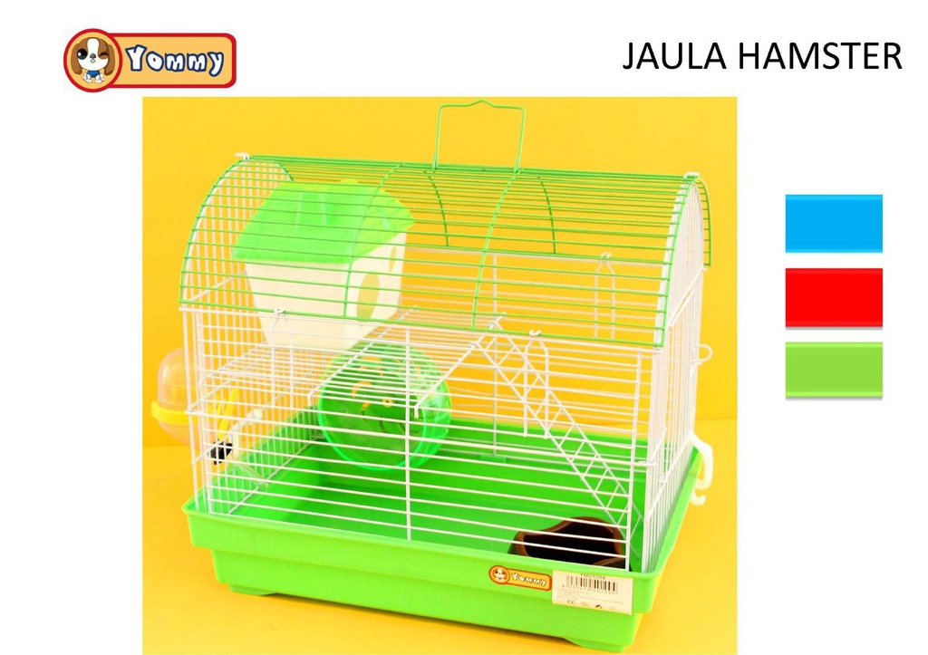 Jaula de hamsters 33.5x23.5x30.5cm para mascotas pequeñas