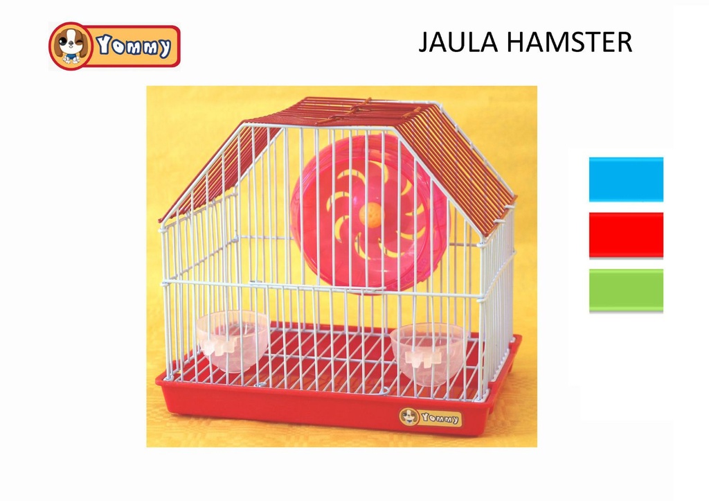 Jaula para hamsters 21x15.5x18.5cm para mascotas